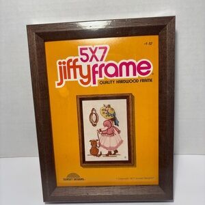 Sunset Designs 1977 Sealed Jiffy Frame 5x7 Embroidery Frame NEW
